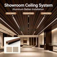 Plafond à lamelles en aluminium sur mesure, haute qualité, garantie à vie, design moderne