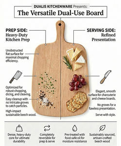 Tabla de <span class=keywords><strong>Quesos</strong></span> de Madera de Haya con Grabado de Runas Antiguas, Decoración de Cocina con Grabado Láser, Tabla de Cortar de Madera de Haya - Product Image 3