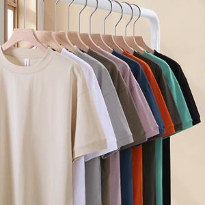 T-shirt unisexe tendance en coton, coupe oversize, épaules tombantes, col rond, manches courtes, avec logo imprimé et broderie personnalisée – Collection Classique - Product Image 1