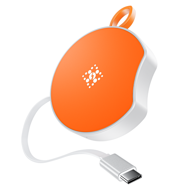 New Design Fruit Shape Creative Table Wireless Charger Build in Cable for Earphone for iphone Custom Logo Cargador Inalambrico
