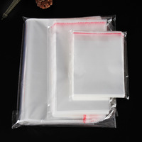 Emballage de bonbons imprimé transparent de petite taille de haute qualité, sac en plastique OPP auto-adhésif personnalisé avec logo