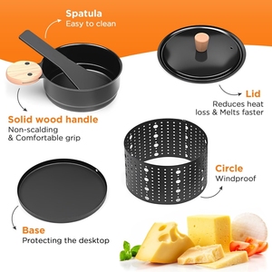 Juego de <span class=keywords><strong>Raclette</strong></span> Portátil Multifuncional Ecológico al por Mayor, Estilo Barbacoa Escocesa, Mini Sartén Antiadherente Diseñada para <span class=keywords><strong>Queso</strong></span> - Product Image 6