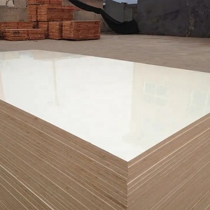 Giá rẻ Trung Quốc nhà máy 8x4 feet 3/4 sáng trắng ấm trắng nhiều lớp melamine HDF Board 4x8 feet MDF tấm cho bảng trắng - Product Image 2