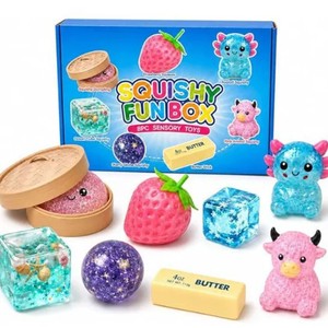 Set di 8 Squishy Divertenti, <span class=keywords><strong>Giocattoli</strong></span> Sensoriali Antistress, Scatola Misteriosa, <span class=keywords><strong>Giocattoli</strong></span> a Lenta Risalita <span class=keywords><strong>per</strong></span> Alleviare lo Stress, Personalizzabili - Product Image 2