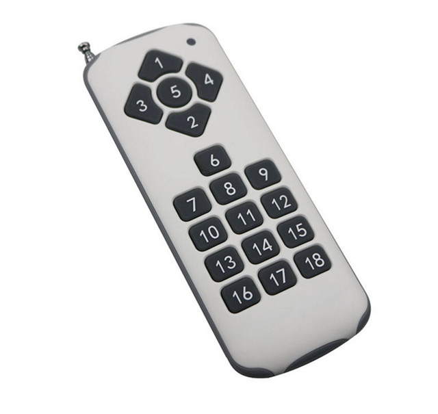 RF wireless remote control 18-key high-power LED light controller Transmit and receive kit RF remote control