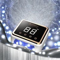 Lampe UV LED 120W haute puissance pour séchage rapide des ongles en gel, avec plaque inférieure métallique et écran tactile