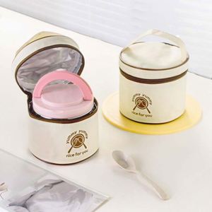 630Ml 1000Ml Rice Delivery Student Breakfast <b>Cup</b> Japanese Soup Bowl Office Canteen Use Stainless Steel Insulated Lunch Box - Product Image 5