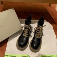 Bottines Chelsea en cuir noir pour femme, chaudes, respirantes, en maille pelucheuse, à semelle épaisse, rétro, avec fermeture éclair latérale et lacets, pour l'automne