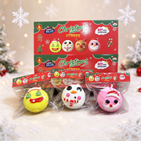 Vente en gros de jouets sensoriels de Noël à remontée lente, en TPR souple à presser, modèles Père Noël, Bonhomme de neige, Renne, cadeau de fête de Noël, boîte surprise