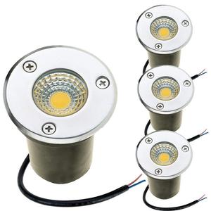 Lampes LED d'extérieur 3W pour aménagement paysager, IP67 résistantes à l'eau, éclairage encastré pour jardin, allée, terrasse, cour - Product Image 1