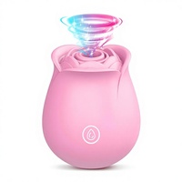 Vibrateur pour femme avec contrôle par application, 9 modes de succion et de vibration, stimulation du point G, mini-vibrateur pour femme
