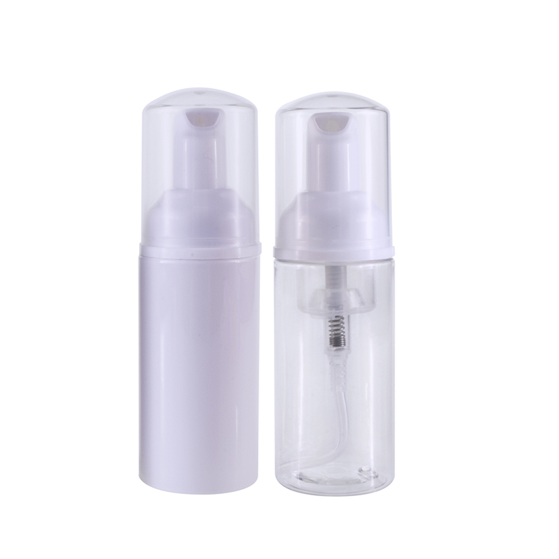 Facial cleanser Hand sanitizer 30ml 50ml 60ml 100ml 120ml 150ml 200ml clear white PET plastic mousse foam pump bottle