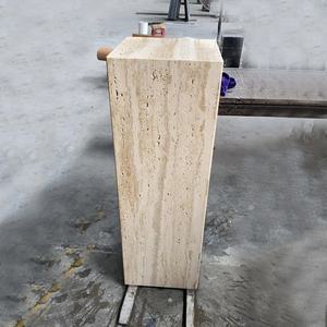 Colonna Decorativa Personalizzabile di Alta Gamma per Hotel e Ville, <span class=keywords><strong>Base</strong></span> in Marmo Naturale Opaco, Grande Lastra Lucidata, Decorazione Artigianale - Product Image 2