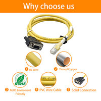 Cable de Programación USB DB 9PIN RJ45 8P8C Adecuado para Conector de Coche Adaptador de Extensión de Red Enchufe