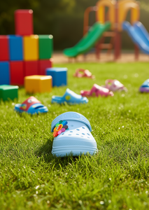 Sandali per bambini con decorazioni animate, taglia 21, per ragazze, ciabatte estive, tomaia in plastica, suola in EVA - Product Image 2