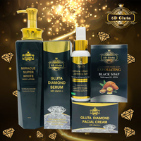 Lotion Corporelle Naturelle Super Éclaircissante 5D Gluta Miracle – Blanchiment en 5 Jours – Booster de Glutathion Premium pour Peaux Africaines et Métis