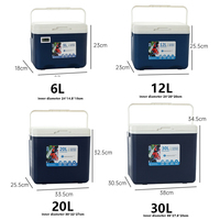 Nouvelle arrivée vente en gros PP boîte à lunch poisson Camping étui rigide bouteille pique-nique livraison de nourriture vin thermique glace déjeuner sac isotherme boîte