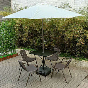 Sedia da Giardino Moderna in Plastica per Patio e Balcone con Corda Effetto <span class=keywords><strong>Rattan</strong></span> Sedia da Pranzo Impilabile da Esterno a Basso Prezzo all'Ingrosso - Product Image 3