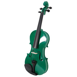 DB nouveau 4/4 ensemble de violon acoustique étui à colophane vert étudiant bois violon brésil bois arc épicéa visage érable tilleul arrière/côté métal - Product Image 6
