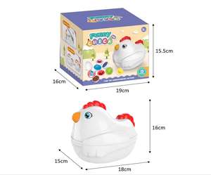 Kids Bijpassende Ei Speelgoed Educatief Leren Kleur Opslag Kip Eieren Speelgoed Set 12 Stuks - Product Image 6