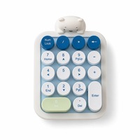 Mini clavier numérique sans fil 520 avec verrouillage numérique, touches à double fonction, alimenté par piles, USB 2.4G, Plug and Play pour PC