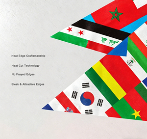 Drapeau adhésif pour porte, sans clou, sans outil, bannière à suspendre verticalement - Product Image 2