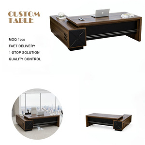 Scrivania Direzionale Moderna in Legno di Lusso, Materiale Premium di Alta Qualità, Lavorazione Artigianale Squisita, Dimensioni Personalizzabili, per <span class=keywords><strong>Ufficio</strong></span> - Product Image 1