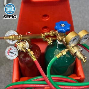 Bán buôn Hàn Torch Kit hàn & cắt xách tay Torch Kit oxy axetylen Tote tàu sân bay - Product Image 3