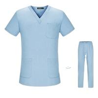 Conjunto <span class=keywords><strong>de</strong></span> uniforme <span class=keywords><strong>de</strong></span> hospital con cierre elástico bueno y cómodo, ropa <span class=keywords><strong>de</strong></span> trabajo, uniforme <span class=keywords><strong>de</strong></span> médico elástico completo - Product Image 5