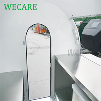 WECARE CE/EEC Fashion Trailer makanan lengkap menjual makanan ringan truk French Fry kopi Hot Dog Carts untuk dijual