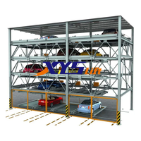 Système de stationnement puzzle semi-automatique intelligent pour parking psh ascenseur et toboggan à plusieurs niveaux