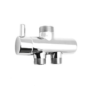 Desviador de repuesto para columna de ducha Poseidon, 6,5 cm de ancho, 11 cm de largo, acabado cromado, accesorio para grifo de baño - Product Image 1