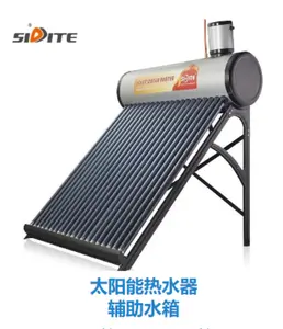Low Pressure Mini Thermal Solar Gyser Solar Geyser Hot Water Heater Roof System With Assistant Tank For Bathing System