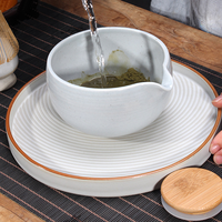 Accessoire de cérémonie du thé traditionnel, bol en bambou, support de fouet, service à thé japonais Chasen Matcha
