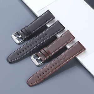 Correa de <span class=keywords><strong>Reloj</strong></span> Inteligente de Cuero Genuino Retro, Suave, para <span class=keywords><strong>Reloj</strong></span> Universal con Hebilla de Pin, Venta Caliente en Ali Baba y <span class=keywords><strong>AliExpress</strong></span> - Product Image 3