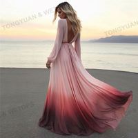Vente en gros d'usine Robe décontractée pour femmes, Robe longue à manches longues pour femmes Sexy Lady Elegant Vêtements pour femmes Robe d'été