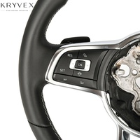 Volante Deportivo Multifuncional de Fibra de Carbono para Volkswagen Plataforma MQB Golf 7, Personalizable en Color
