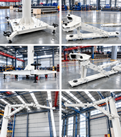 Grue à flèche combinée 3 tonnes 5m, grue portique à bras pliant intelligent avec flèche rotative pour système d'atelier