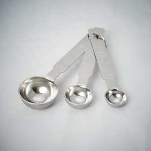 Ensemble de cuillères-mesure en acier inoxydable, 3 pièces, haut de gamme, Durable, en acier inoxydable très épais, fabriqué au japon - Product Image 1