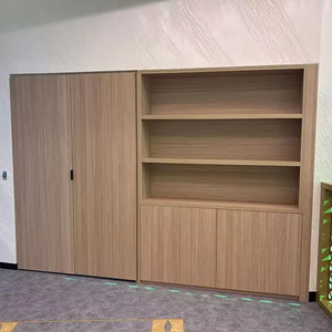 Tủ đựng đồ bằng gỗ thiết kế hiện đại có ngăn sách, kiểu dáng thời trang cho nhà hoặc trường học - Product Image 1