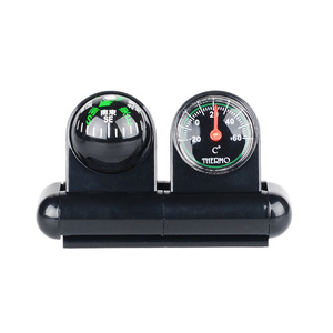 Double Ball Brand Vehicle Compass With <b>Thermometer</b> For <b>Outdoor</b> Camping Navigation - Product Image 4