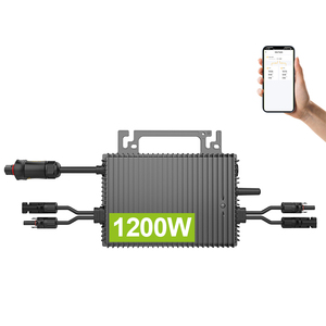 1200 Wát năng lượng mặt trời Micro biến tần 2 MPPT đầu vào IP67 không thấm nước duy nhất giai đoạn on-lưới năng lượng mặt trời biến tần hiệu quả 96.5% 3-năm bảo hành - Product Image 1