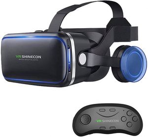 Casque VR avec télécommande, lunettes 3D, casque de réalité virtuelle pour jeux et films 3D, système de protection des yeux VR - Product Image 3