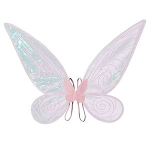 Kids Colorful Butterfly Korean Thin Tulle Pearl Earrings Props Angel Fairy Wings Set - Product Image 5