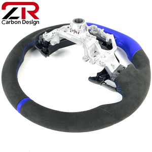 Volant en cuir pleine fleur et fibre de carbone pour Lexus IS RC <span class=keywords><strong>GS</strong></span> NX <span class=keywords><strong>500</strong></span> 350 300h 250 200 ES300 GS350 F Sport 2013-2025 - Product Image 3