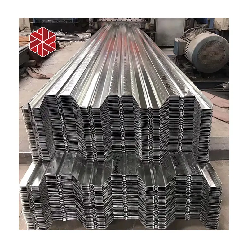 hot dipped galvanized corrugated steel plate steel floor deck sheet panel profile metal deck sheet for building material