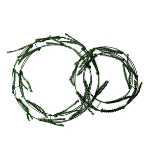 <span class=keywords><strong>Couronne</strong></span> <span class=keywords><strong>de</strong></span> <span class=keywords><strong>Noël</strong></span> artificielle colorée en fer forgé, faite à la main, pour décoration <span class=keywords><strong>de</strong></span> <span class=keywords><strong>porte</strong></span>, 16/24 pouces - Product Image 1