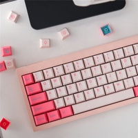 Personality Valentines Day Keycaps Cherry Profile Doubleshot 166 Keys With ISO Enter Key 6.25u 7u Spacebar for Keyboard