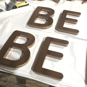 Insegna 3D Personalizzata in Acciaio Inox Lucidato a Specchio con Retroilluminazione LED, Lettere Alfabetiche con Finitura Dorata <span class=keywords><strong>per</strong></span> Pubblicità di Aziende e Centri Commerciali - Product Image 5