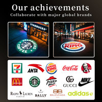 Projecteur de Logo Personnalisé Extérieur Étanche, Projecteur Gobo LED 40W 60W 100W 150W 200W, Lumières Publicitaires pour Marque d'Entreprise